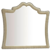 Best Furniture Outlet - Coaster - Antonella Upholstered Dresser Mirror Camel - 223524